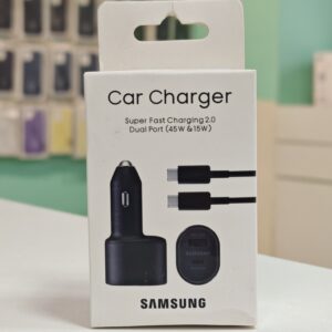 Samsung Fast Car Charger - Auto Punjac Dual 45W & 15w + Kabl