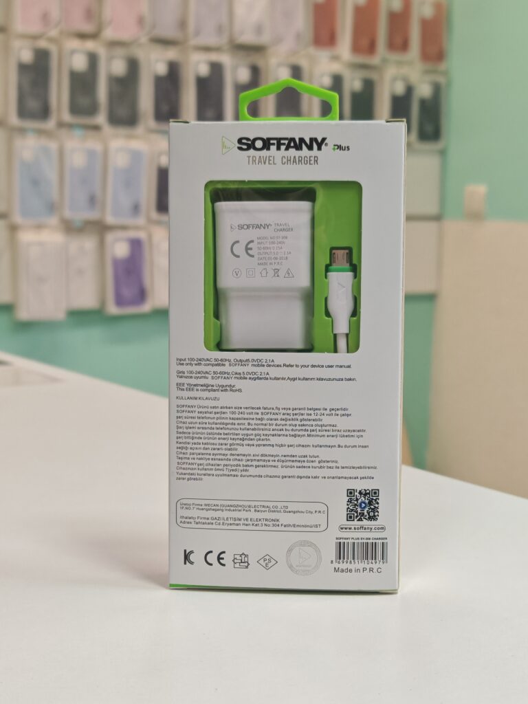 Adapter + Micro USB kabl 1m Soffany