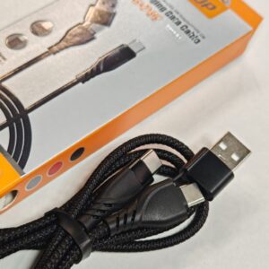 Fliptop 2-u-1 Brzi Kabl (USB-A/USB-C na USB-C) PD 60W (1m)
