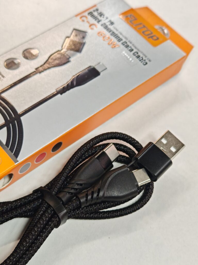 Fliptop 2-u-1 Brzi Kabl (USB-A/USB-C na USB-C) PD 60W (1m)