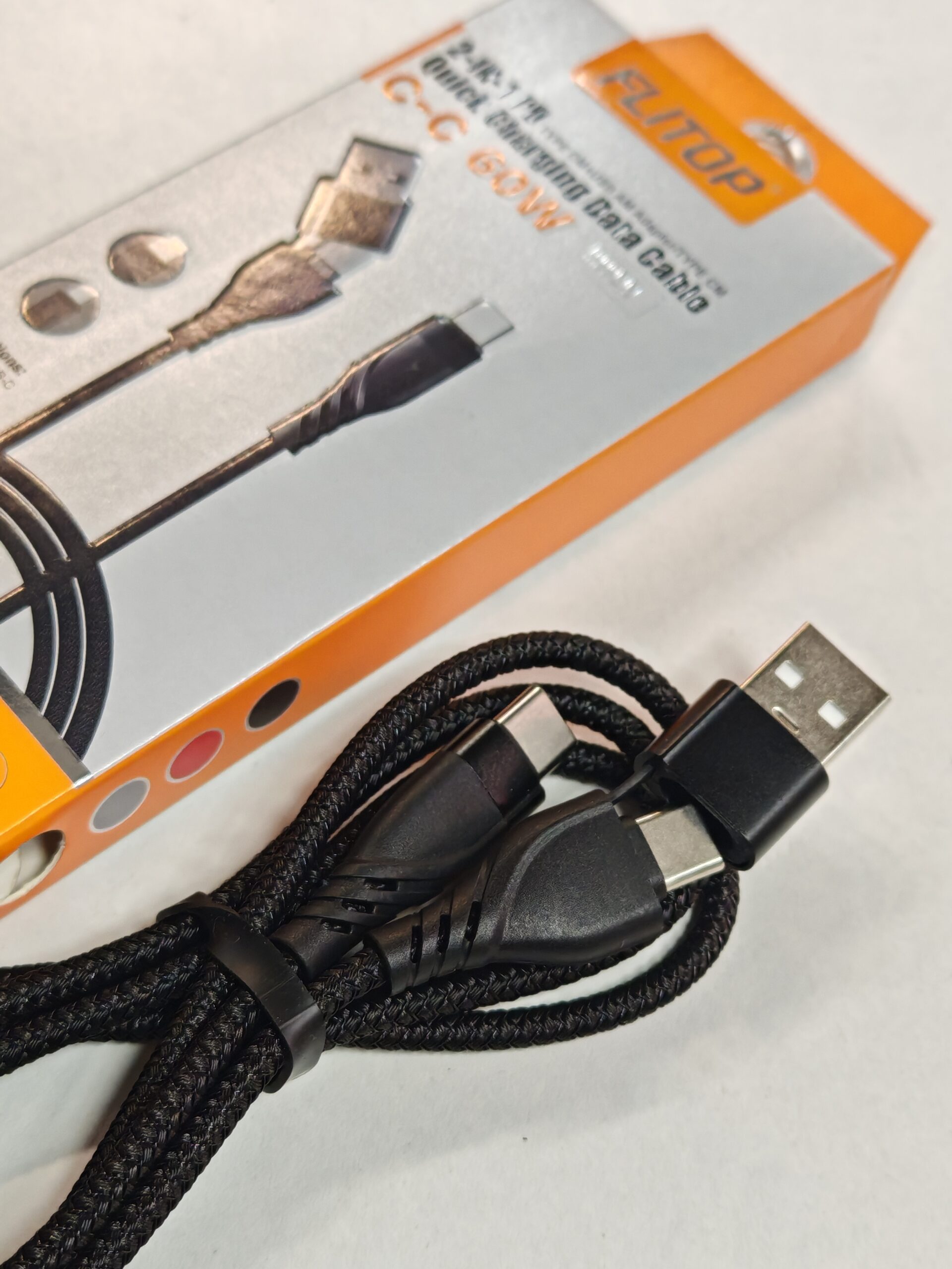 Fliptop 2-u-1 Brzi Kabl (USB-A/USB-C na USB-C) PD 60W (1m)