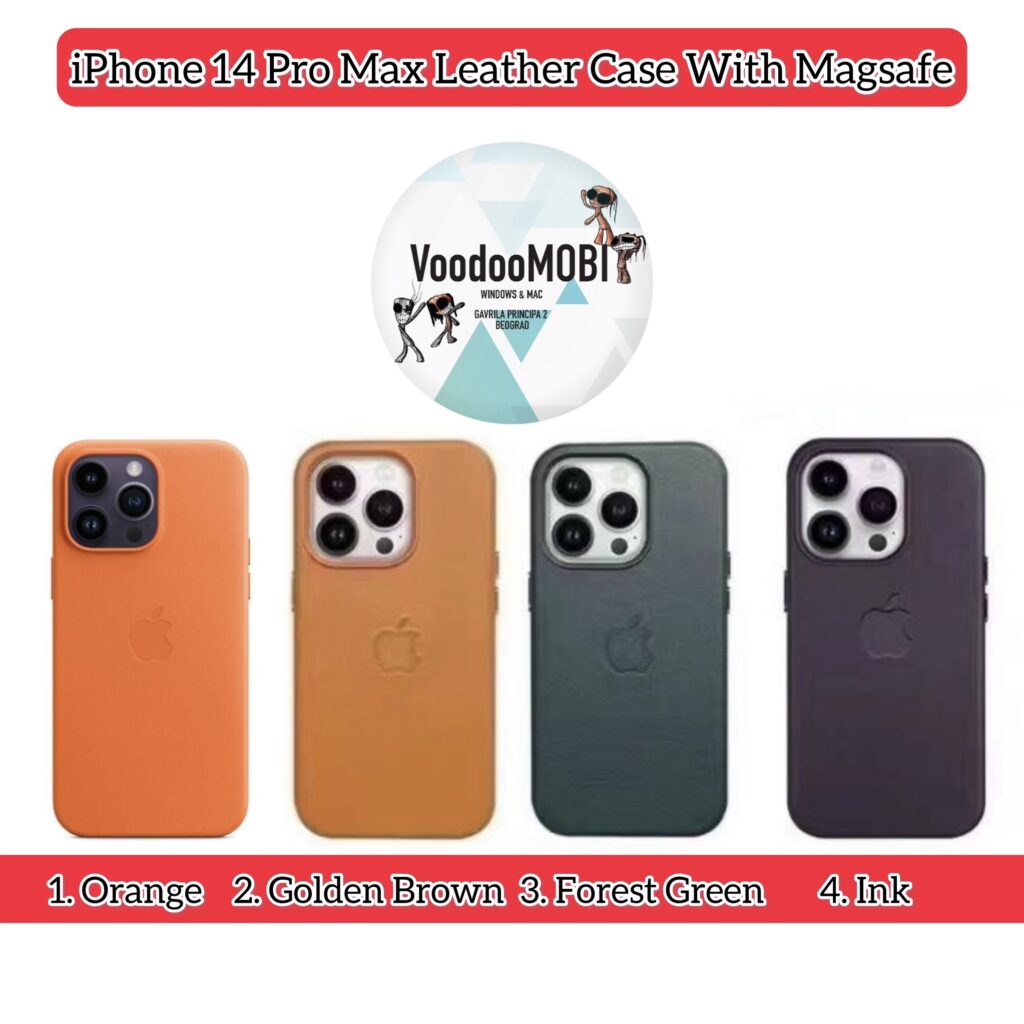 iPhone 14 Pro Max Leather Case sa MagSafe