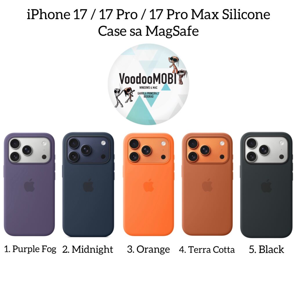 iPhone 17 / 17 Pro / 17 Pro Max Silicone Case sa MagSafe