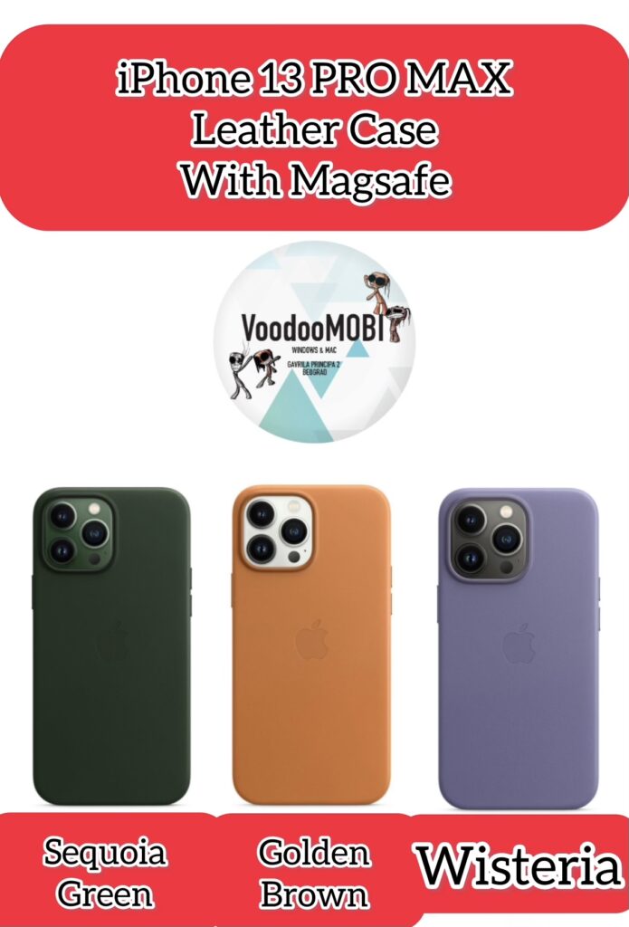 iPhone 13 Pro Max Leather Case with MagSafe