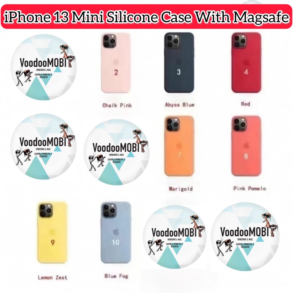 iPhone 13 Mini Silicone Case with MagSafe