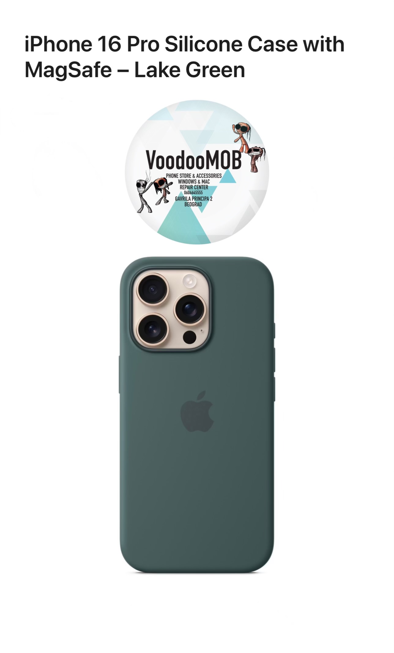 iPhone 16 / 16 Plus / 16 Pro / 16 Pro Max Silicone/Leather Maskice sa MagSafe - Image 5
