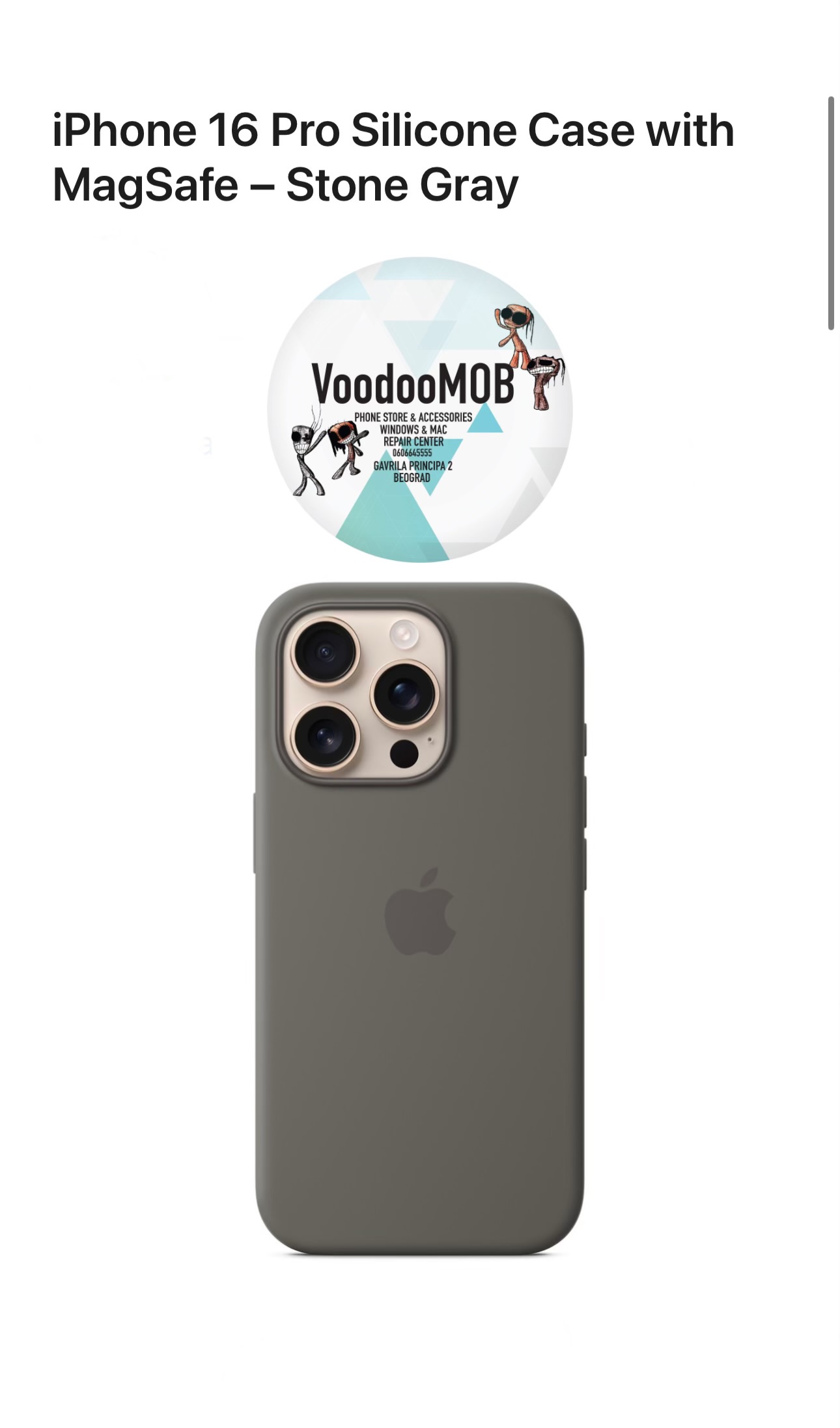 iPhone 16 / 16 Plus / 16 Pro / 16 Pro Max Silicone/Leather Maskice sa MagSafe - Image 7