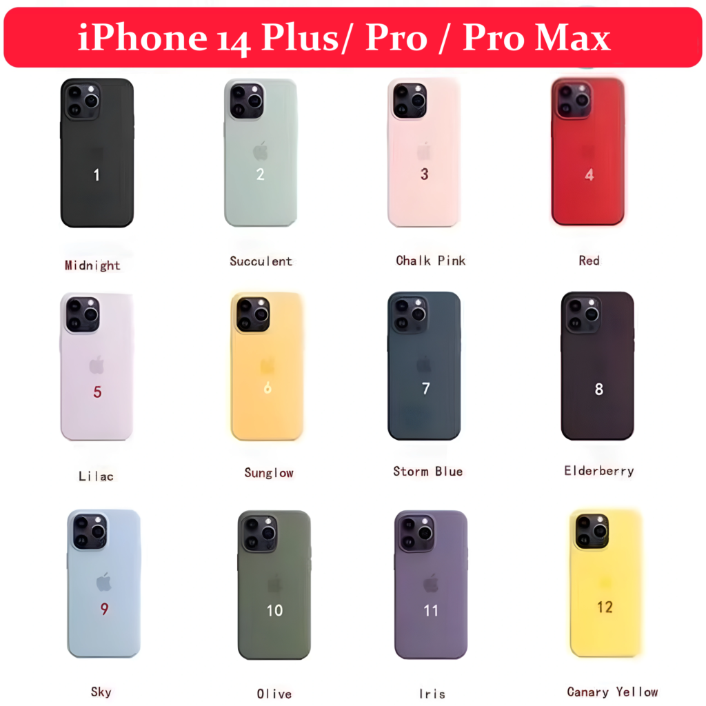 iPhone 14 Plus / Pro / Pro Max Silicone Case with MagSafe